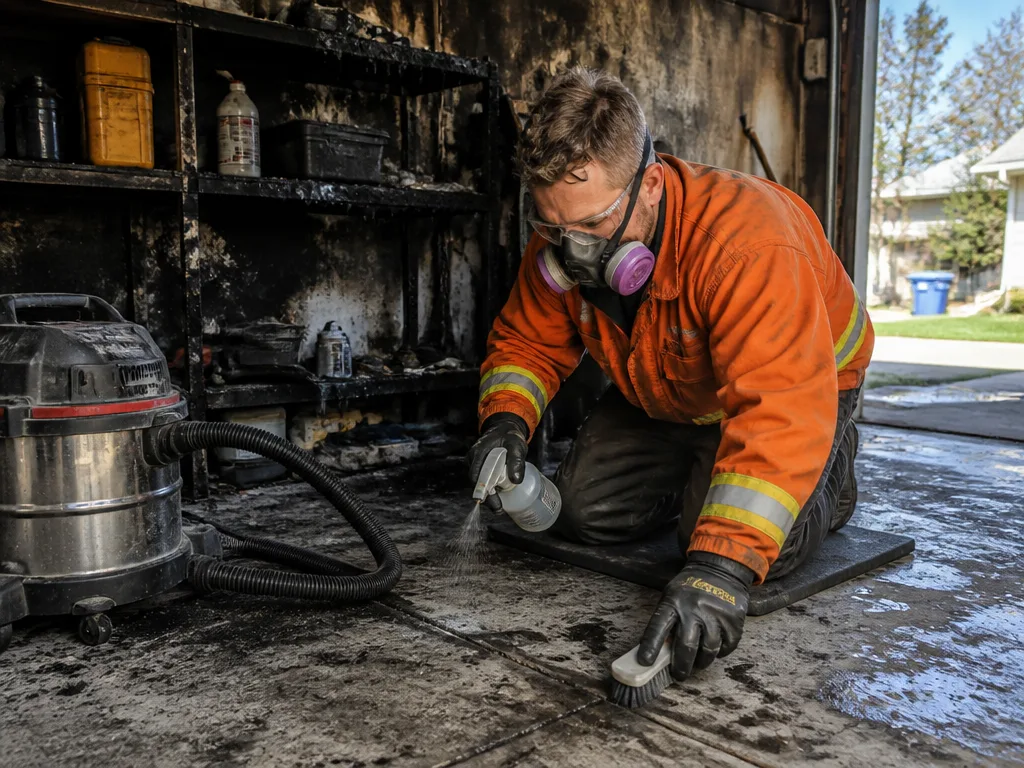 Garage Fire Cleanup
