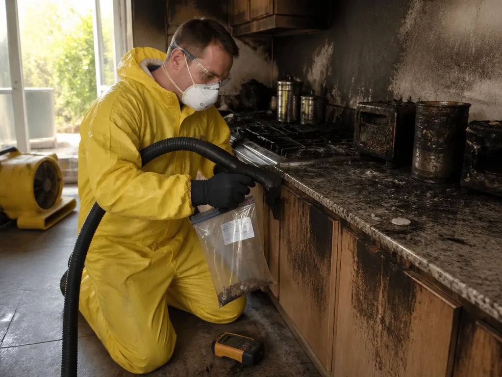 Kitchen Fire Cleanup
